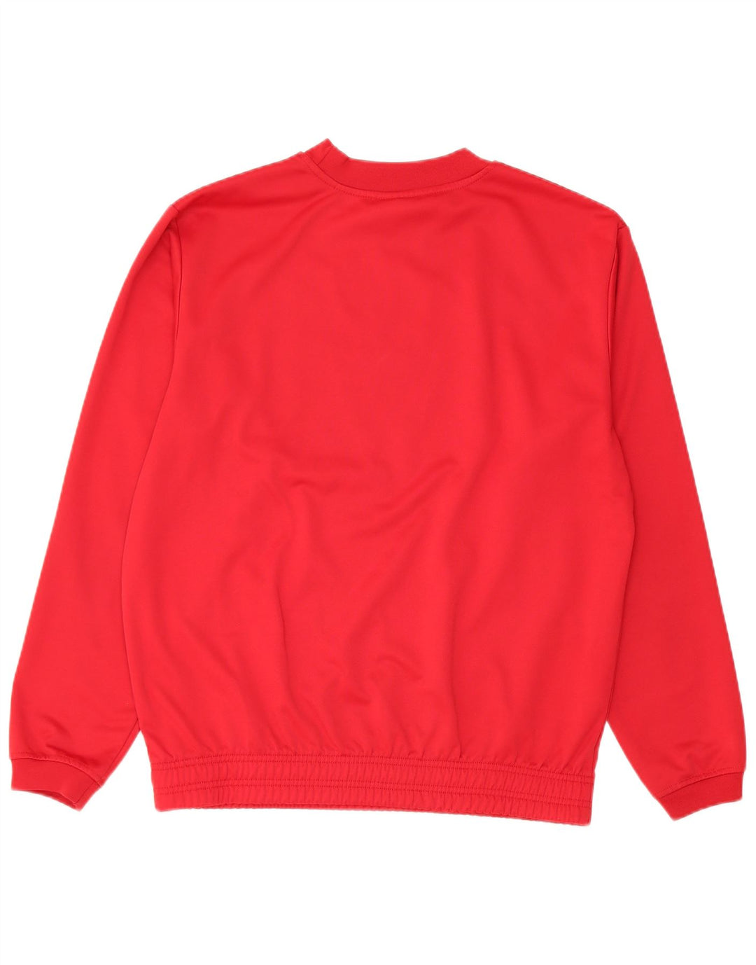Asics Herren-Sweatshirt mit normaler Passform, Mittelrot, Polyester, Sport