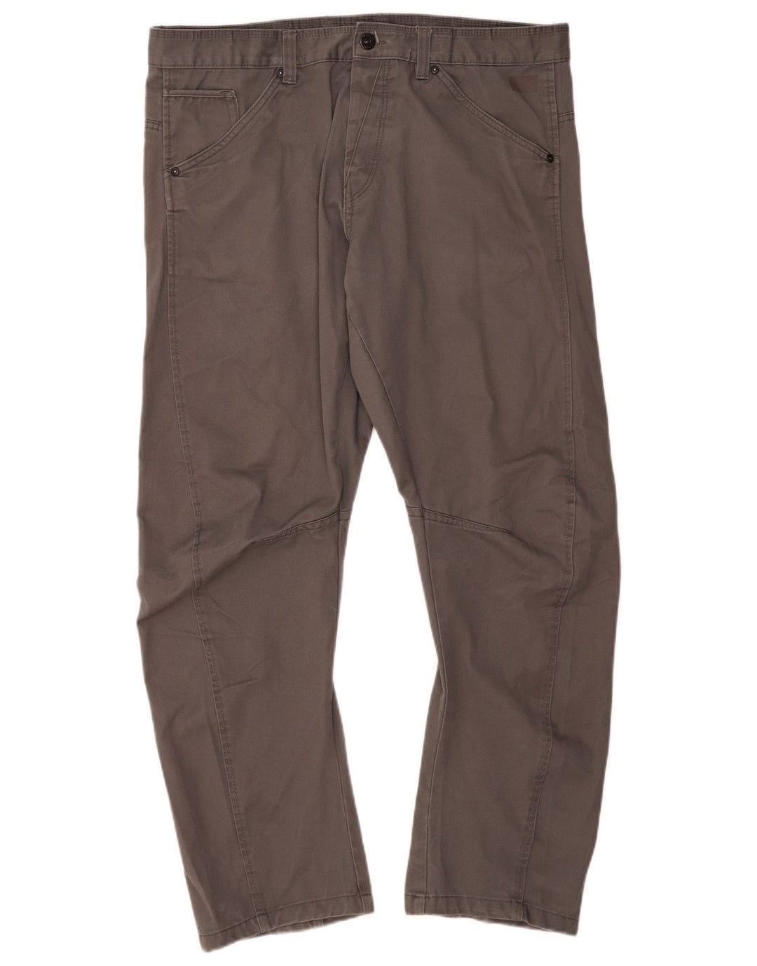 JACK & JONES Gerade Freizeithose für Herren, W38, L32, Grau, Polyester