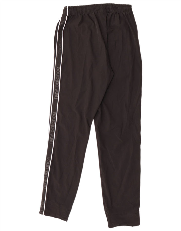 New Balance Herren-Trainingsanzug mit Grafik, Jogginghose, Größe S, Schwarz, Polyester