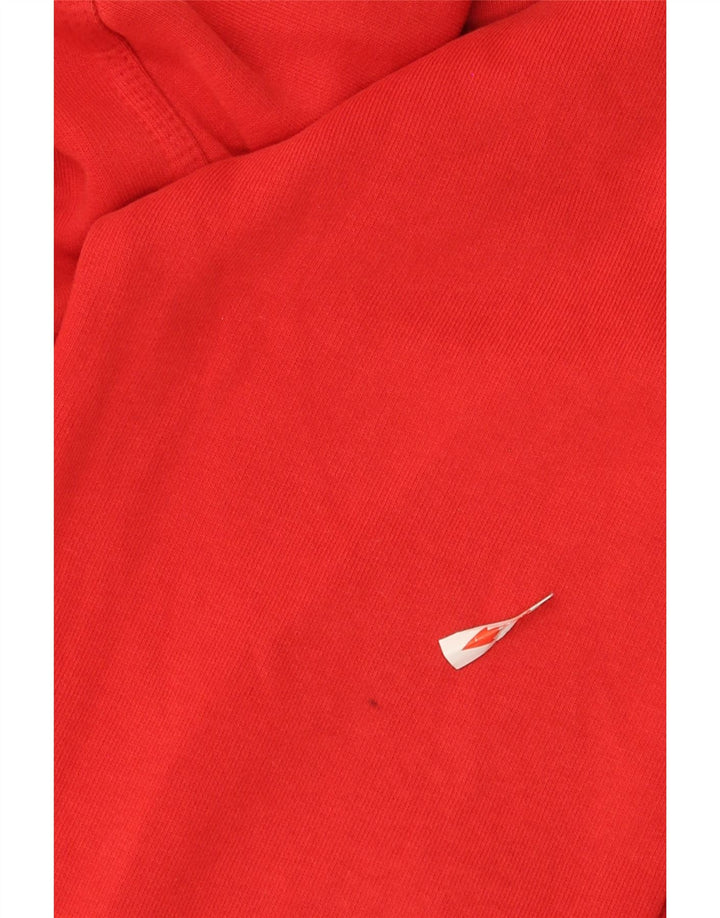 Nike Herren Kapuzenpullover aus mittelroter Baumwolle