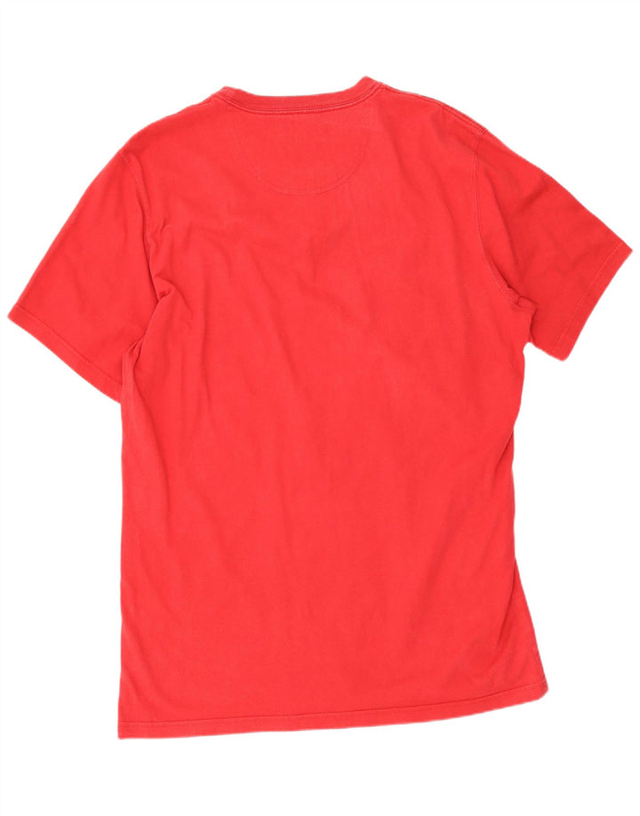 Barbour Herren Grafik-T-Shirt-Oberteil XL aus roter Baumwolle