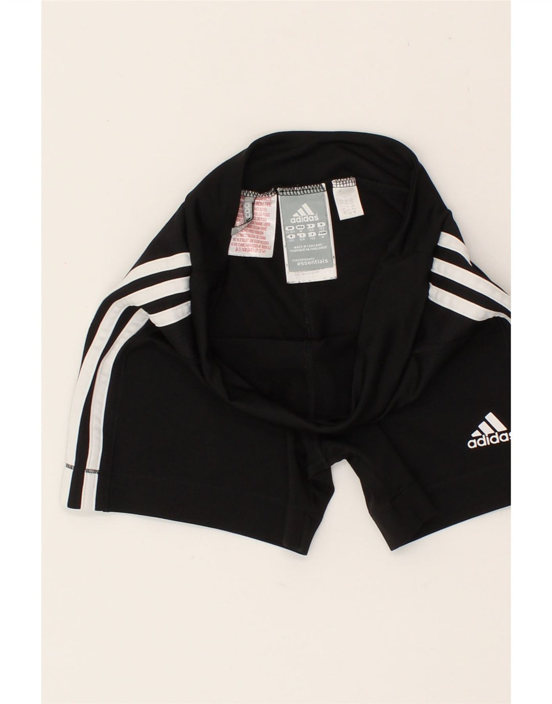 ADIDAS Girls Climacool Sport Shorts 11-12 Years Black Polyester Vintage Adidas and Second-Hand Adidas from Messina Hembry 