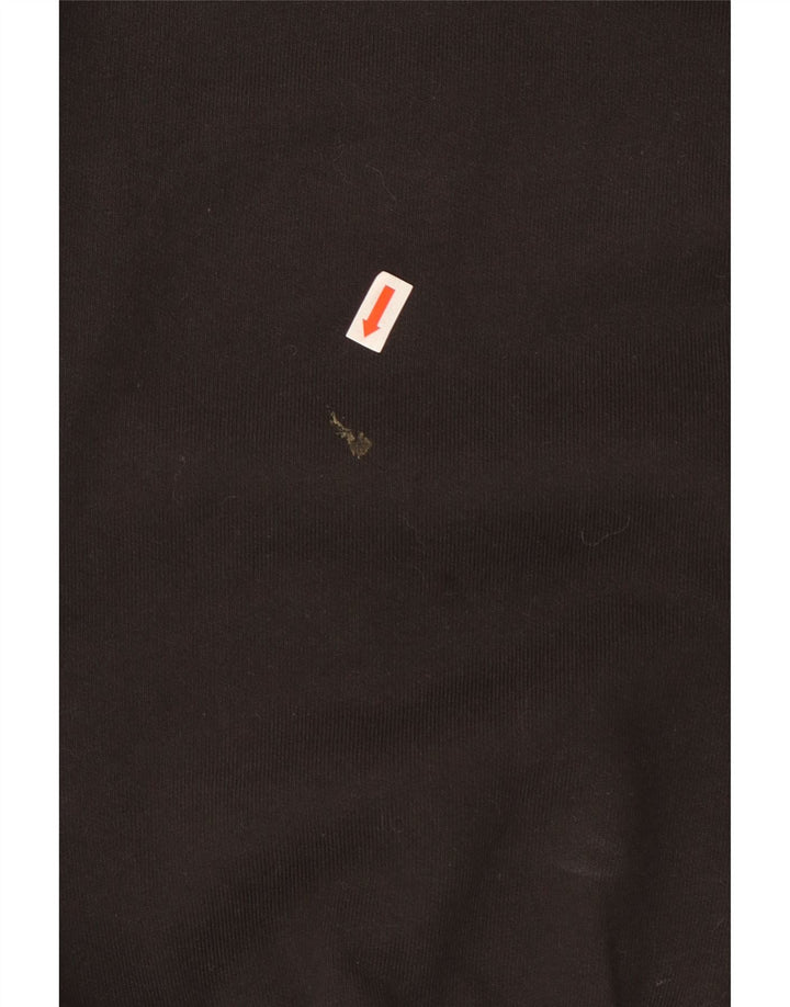 Levi's Damen-Sweatshirt-Pullover UK 14 Mittelschwarze Baumwolle