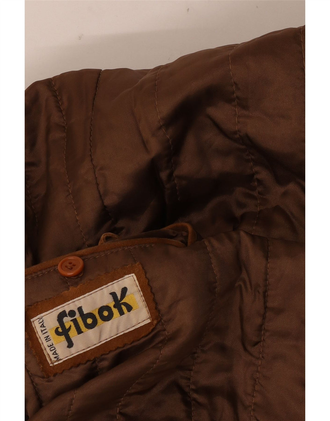 Fibok Herren Militär-Wildlederjacke UK 42 XL Beige