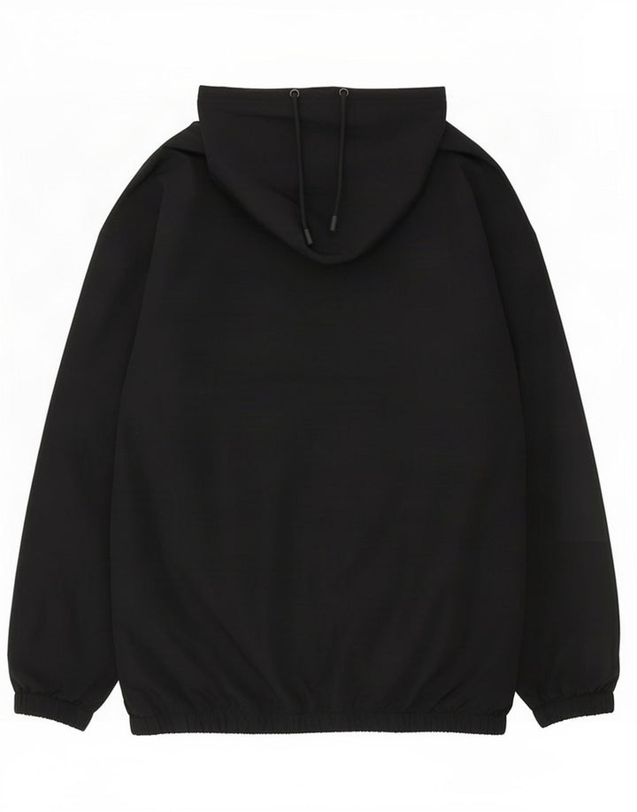 Under Armour Jungen-Regenjacke mit grafischer Kapuze, 13–14 Jahre, schwarzes Polyester