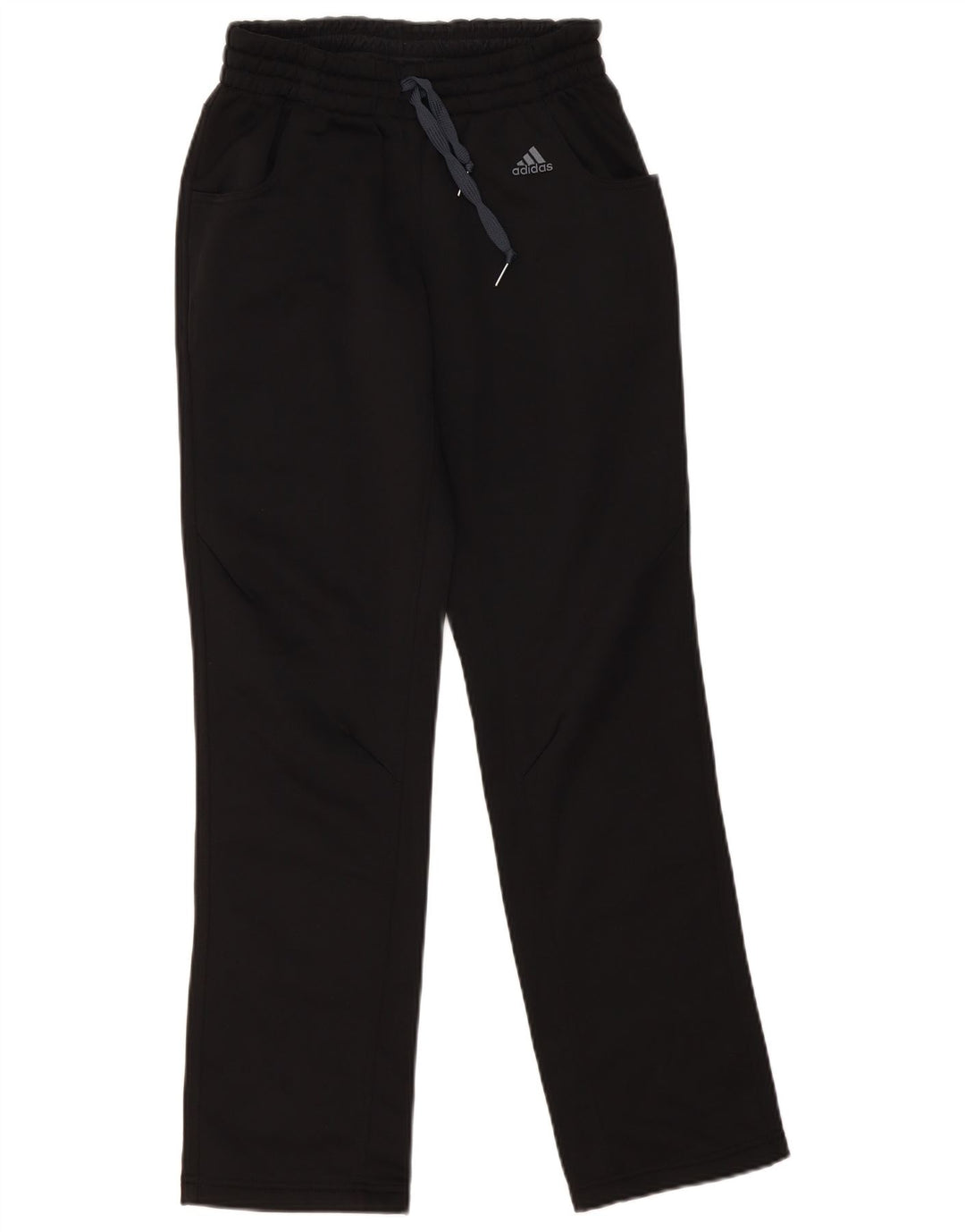 Adidas Damen Climalite Trainingshose UK 10 Small Schwarz Polyester