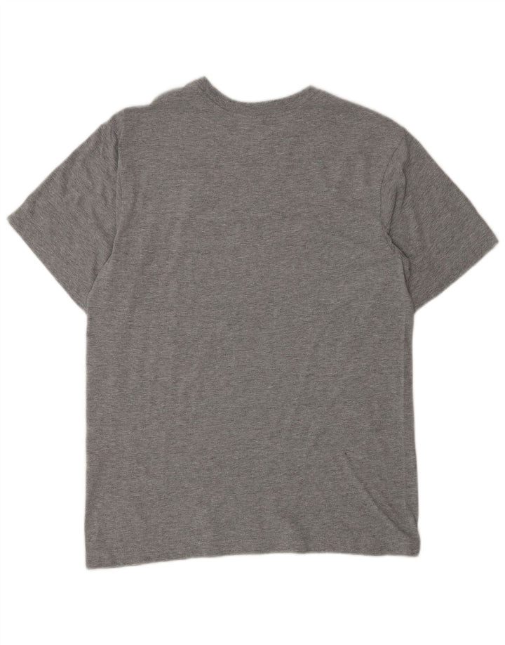 NIKE Herren T-Shirt Top XS Grau gefleckte Baumwolle
