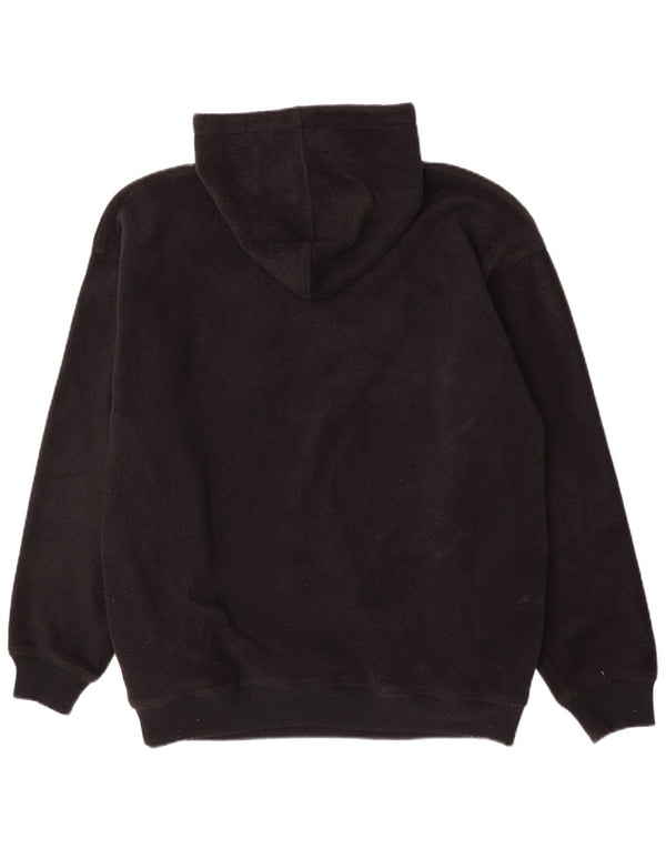 Le Coq Sportif Herren-Fleecepullover mit Kapuze, XL, Schwarz, Polyester