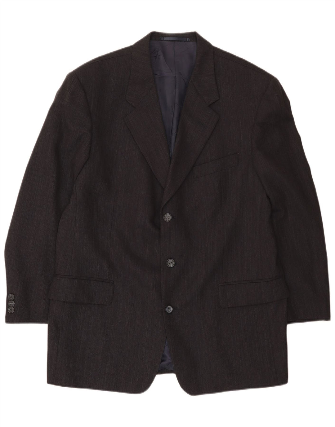 Daniel Hechter Herren 3-Knopf-Blazerjacke UK 40 Große marineblaue Schurwolle