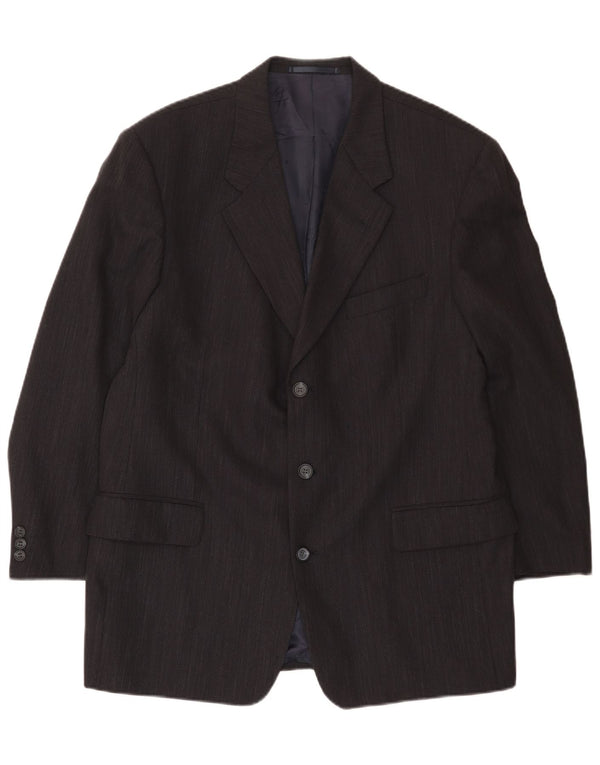 Daniel Hechter Herren 3-Knopf-Blazerjacke UK 40 Große marineblaue Schurwolle