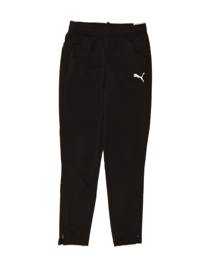 PUMA Boys Tracksuit Trousers 11-12 Years Large  Black Polyester Vintage Puma and Second-Hand Puma from Messina Hembry 
