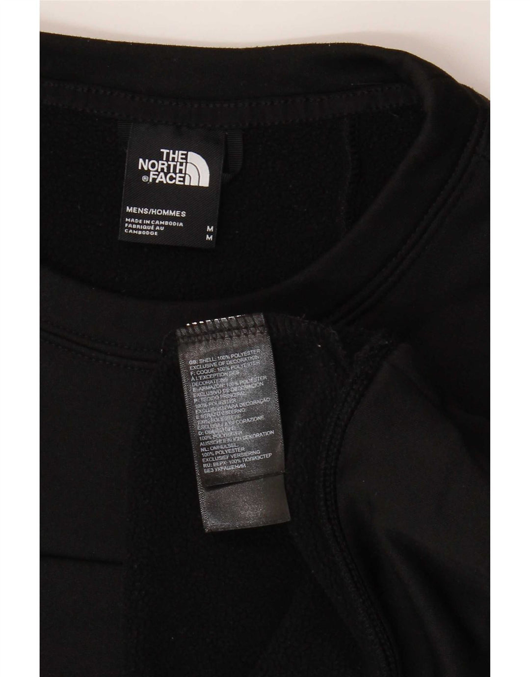 The North Face Herren-Sweatshirt mit Grafik, Mittelschwarzes Polyester