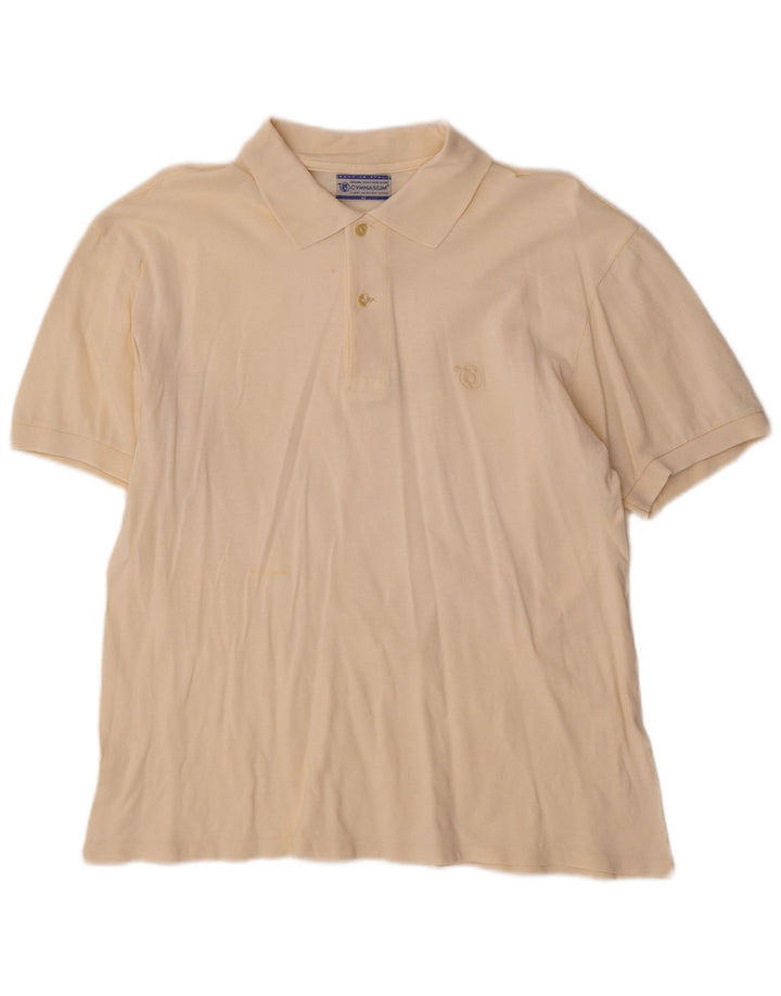 Gymnasium Herren Poloshirt Mittelbeige