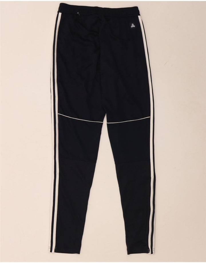 Adidas Damen Trainingshose UK 4 XS Marineblau Polyester