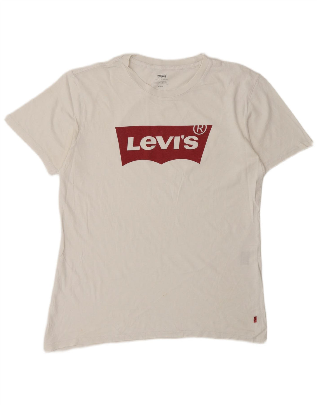 LEVI'S Herren Grafik-T-Shirt-Oberteil Mittelweiß