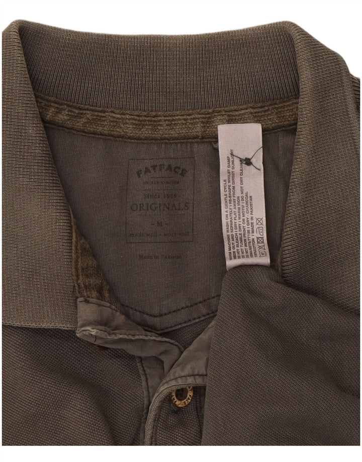 Fat Face Herren-Poloshirt aus mittelgrauer Baumwolle