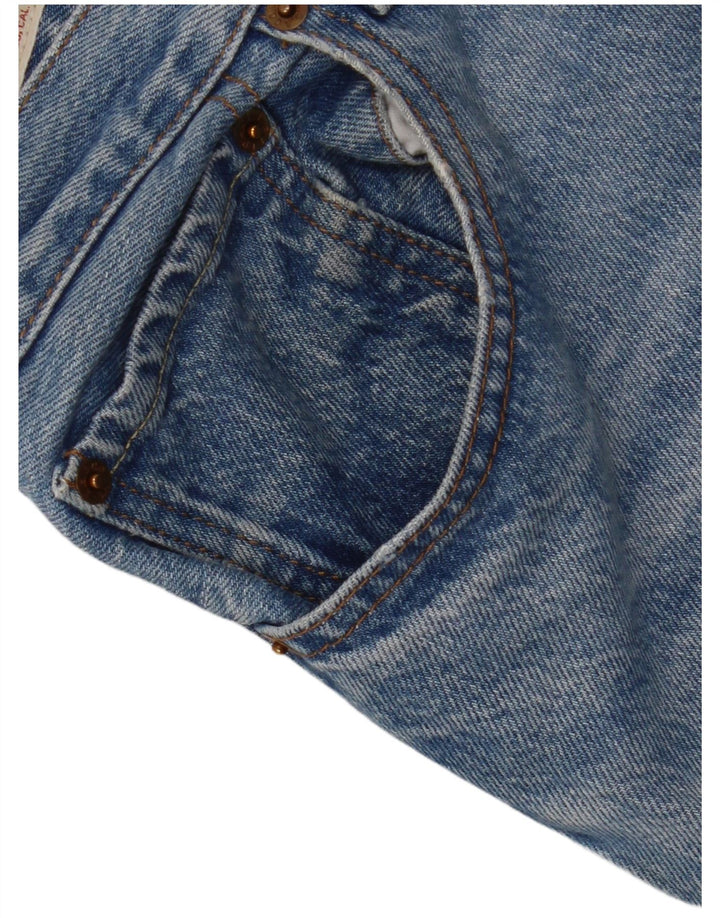 Levi's Herren 501 Straight Jeans W30 L28 Blaue Baumwolle