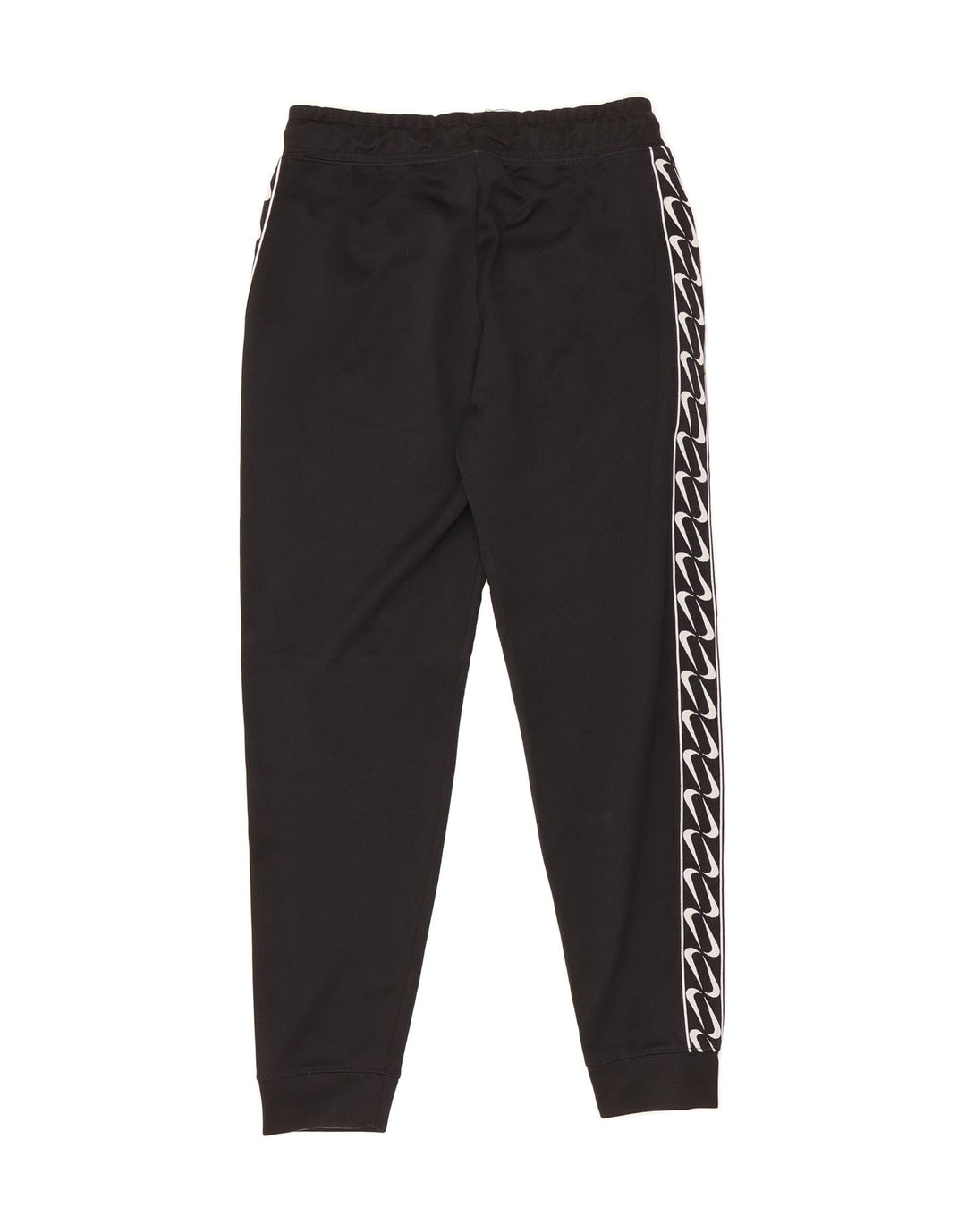 NIKE Mens Graphic Tracksuit Trousers Joggers Small  Black Polyester Vintage Nike and Second-Hand Nike from Messina Hembry 