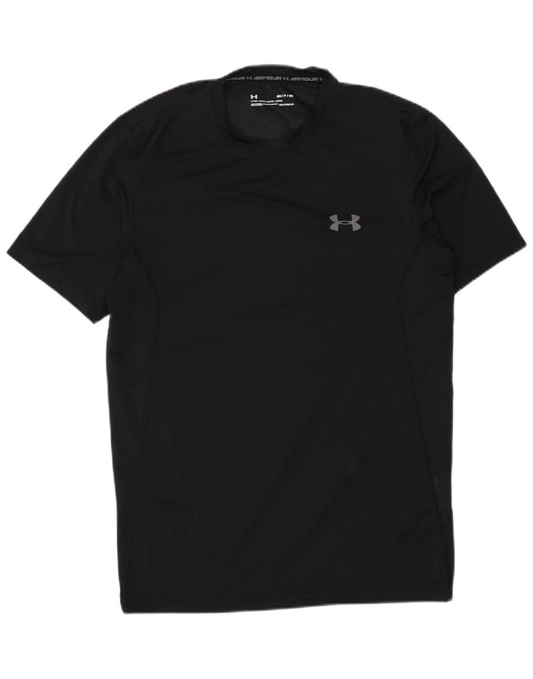 UNDER ARMOUR Herren Heat Gear T-Shirt Top Medium Schwarz Polyester