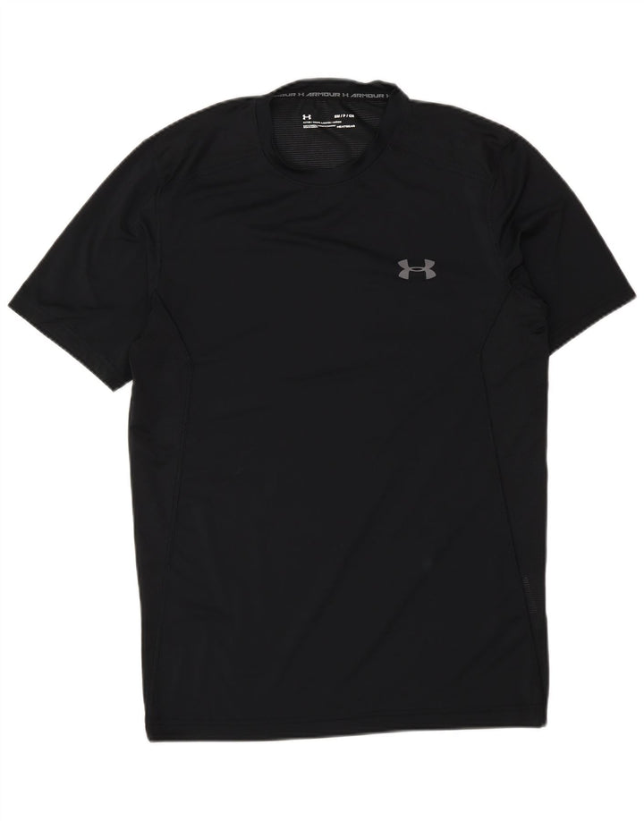 UNDER ARMOUR Herren Heat Gear T-Shirt Top Medium Schwarz Polyester