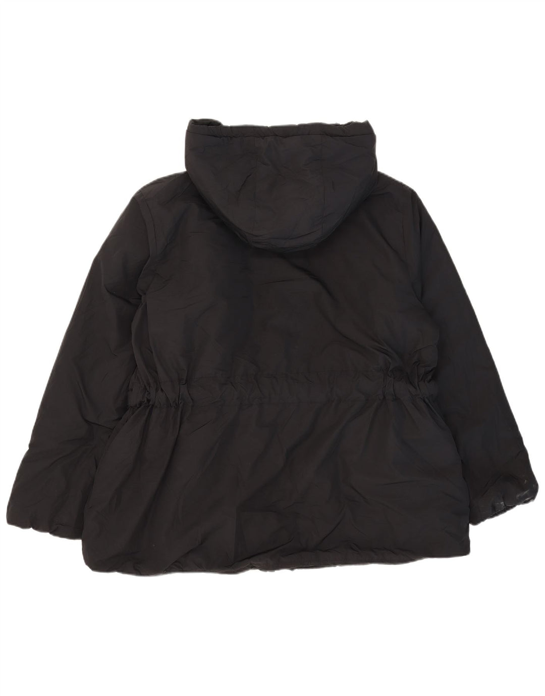 Marks & Spencer Wattierte Damenjacke mit Kapuze, UK 20 2XL, Schwarz, Polyester