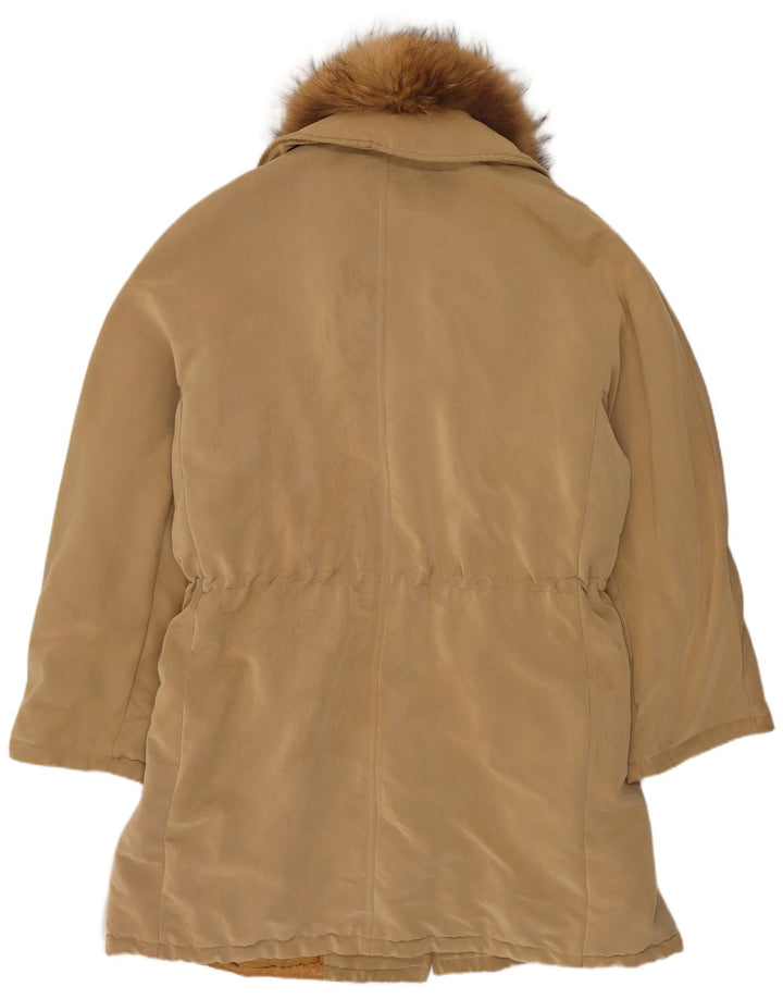 Marina Rinaldi Damenmantel Größe 23 Medium Beige Rayon