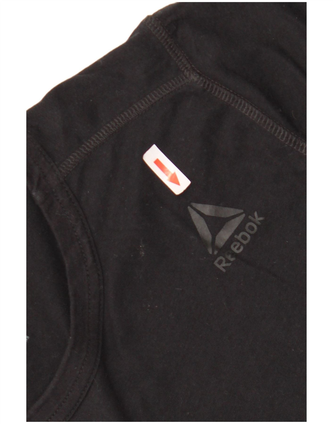 Reebok Herren T-Shirt Top Small Schwarz Baumwolle