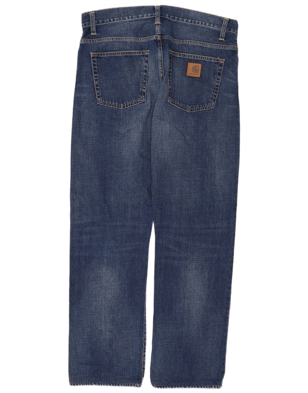 Carhartt Herren Straight Jeans W33 L32 Blaue Baumwolle