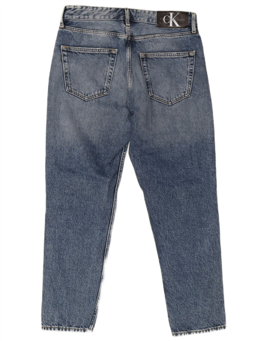 Calvin Klein Herren Distressed Slim Jeans W31 L26 Blaue Baumwolle