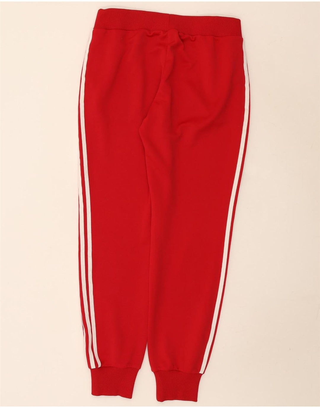 Adidas Damen Trainingshose Jogger UK 14 Large Rot Polyester