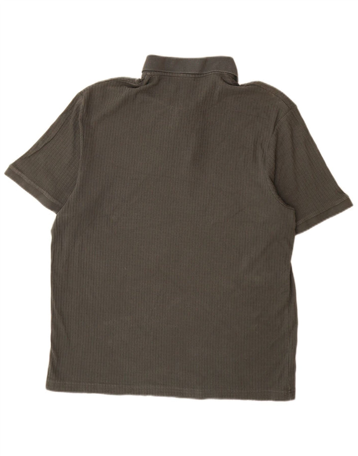 Zara Herren Poloshirt Mittelgrau