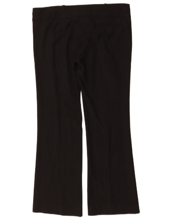Oasis Damen Bootcut Freizeithose UK 12 Medium W34 L29 Schwarz Polyester