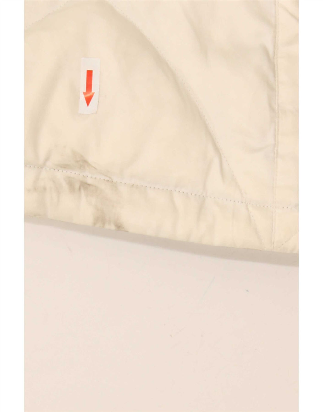 The North Face Damen Wattierte Jacke UK 16 Large Off White Nylon