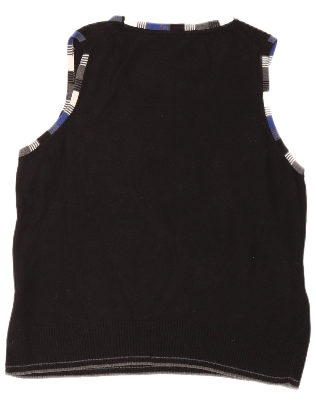 Hobbs Damen Weste Top UK 16 Large Schwarz Baumwolle