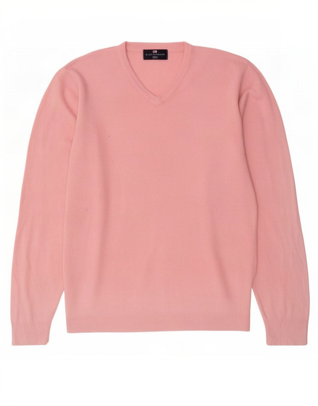 Marks & Spencer Herren Blue Harbor V-Ausschnitt Pullover Pullover Mittelrosa Acryl