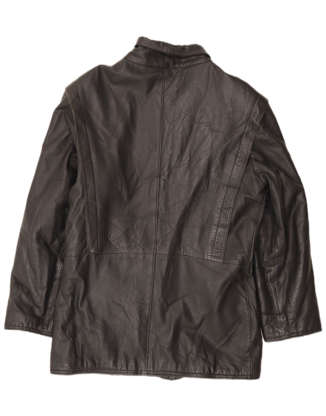 Vintage Herren Lederjacke UK 38 Mittelschwarzes Leder