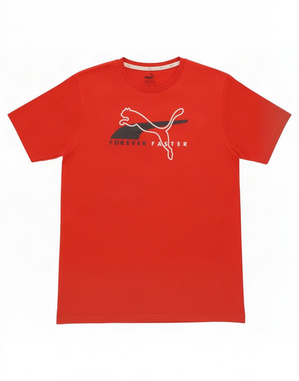 Puma Jungen Grafik T-Shirt Top 15-16 Jahre Rot