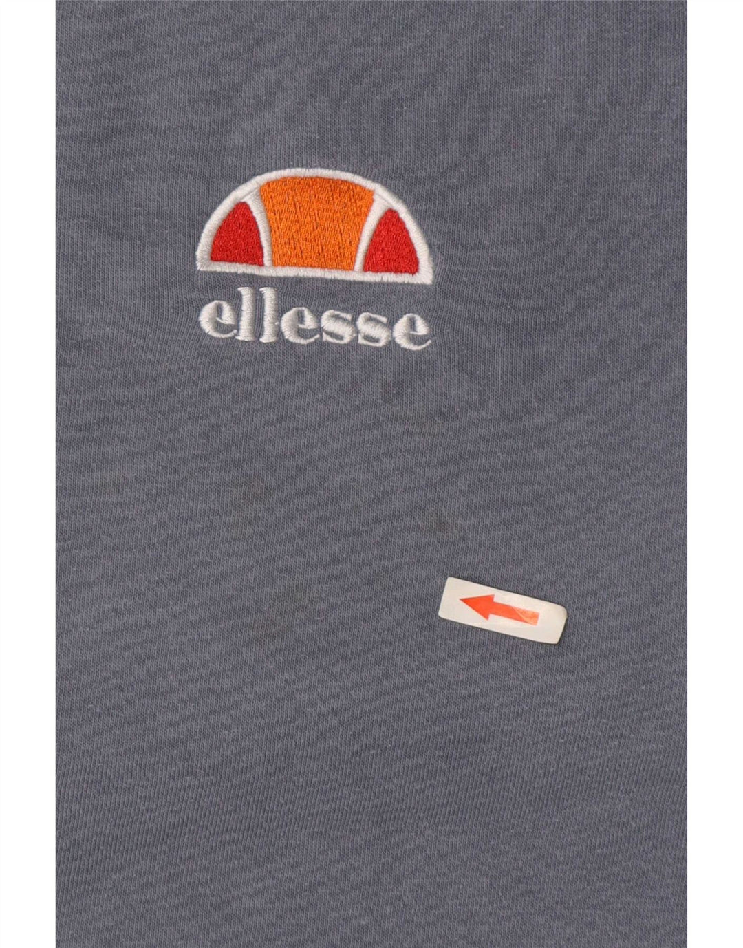 Ellesse Womens Graphic Sweatshirt Pullover UK 14 Large Blaue Baumwolle