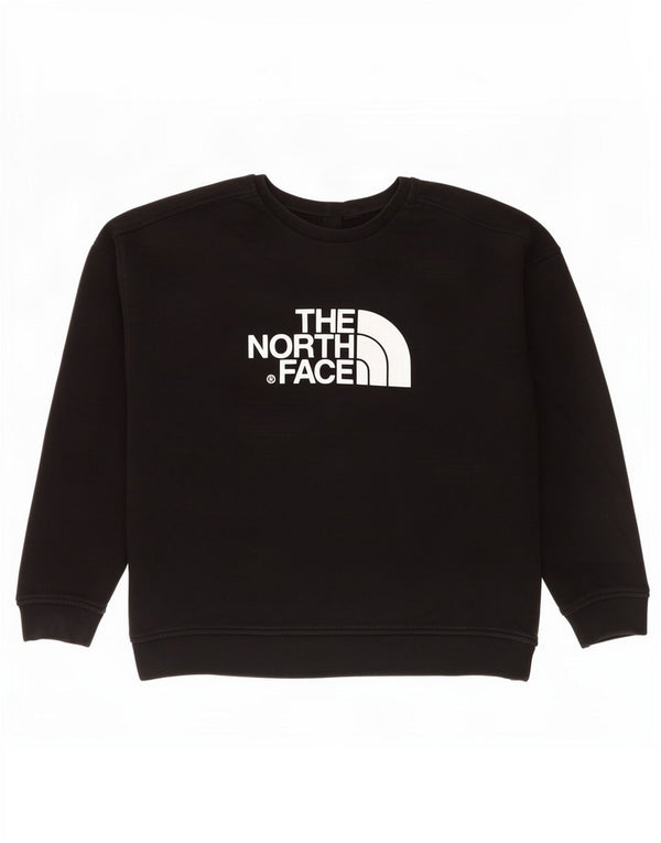 The North Face Damen-Sweatshirt mit Grafik, UK 16, Größe L, Schwarz, Baumwolle