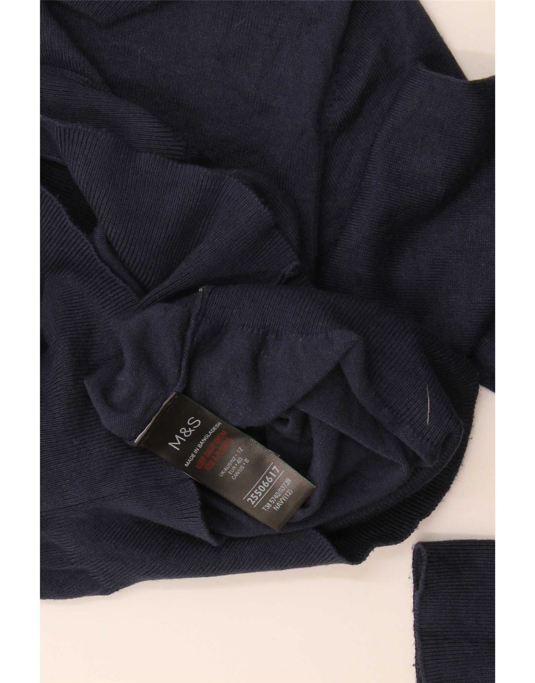 Marks & Spencer Damen-Cardigan-Pullover UK 12 Mittelmarineblaue Viskose
