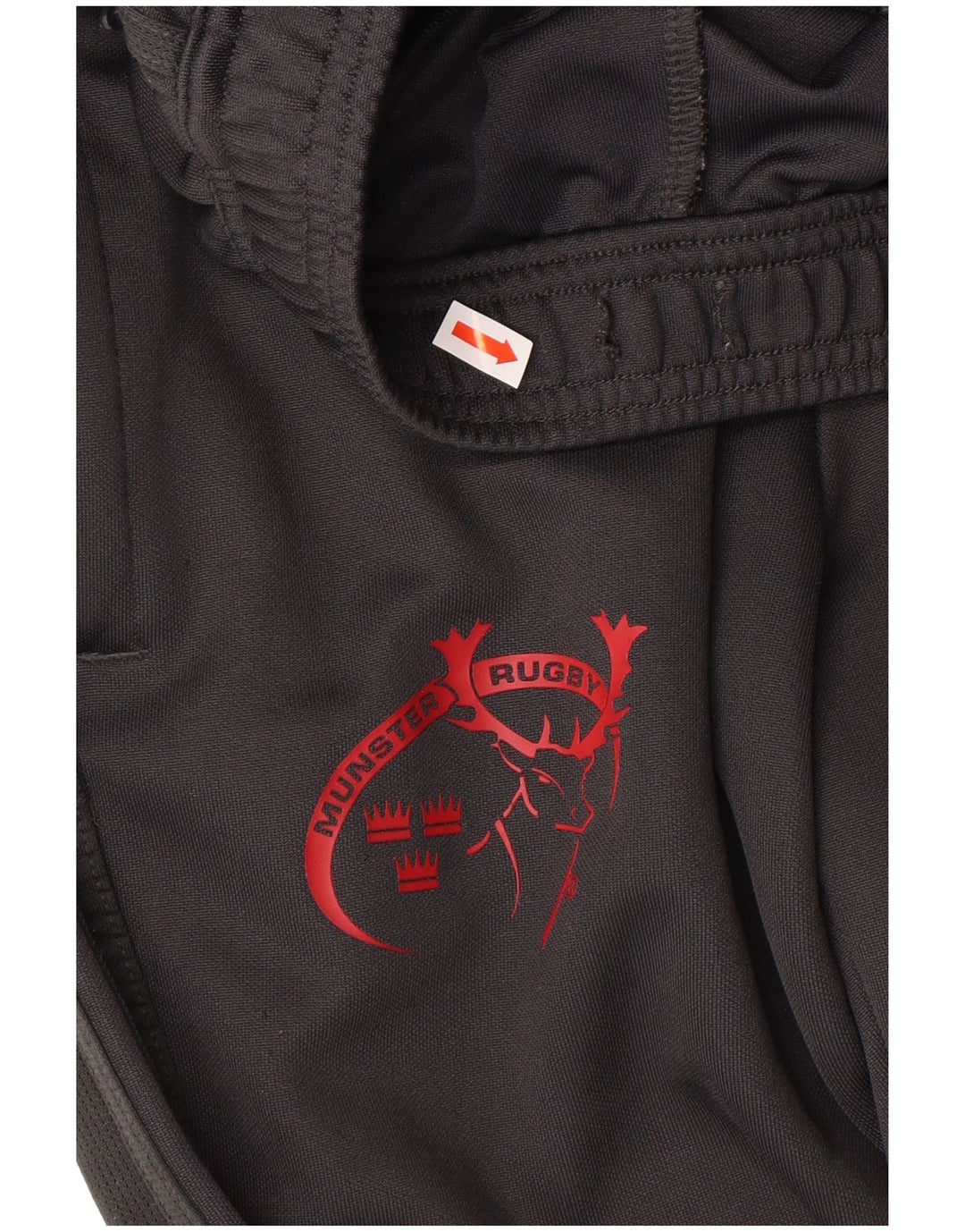 ADIDAS Herren Munster Rugby-Trainingsanzug, Jogginghose, Größe S, Schwarz, Polyester