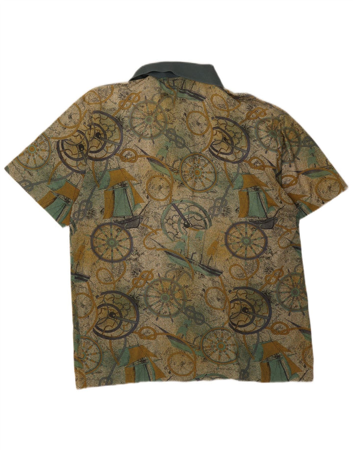 Nino Marini Herren-Poloshirt mit Grafik, XL, mehrfarbig, Baumwolle
