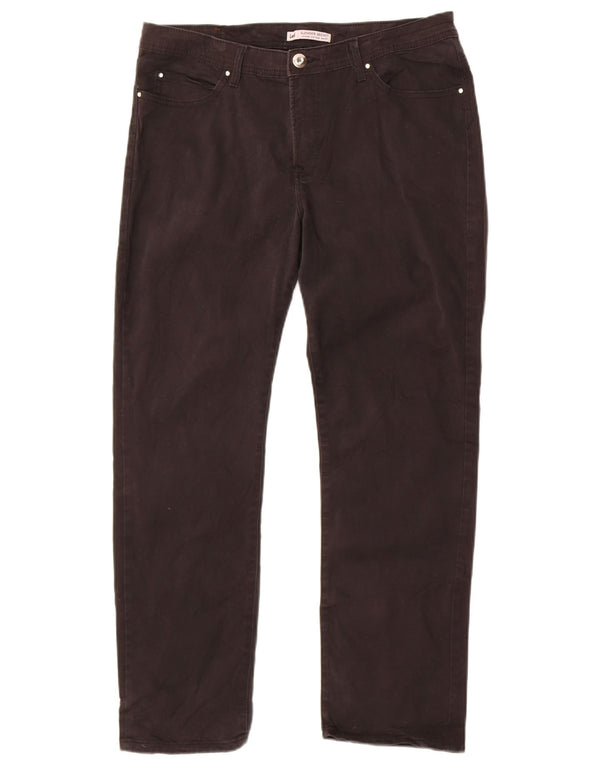 Lee Damen Slender Secret Freizeithose US 12 Large W34 L27 Schwarz