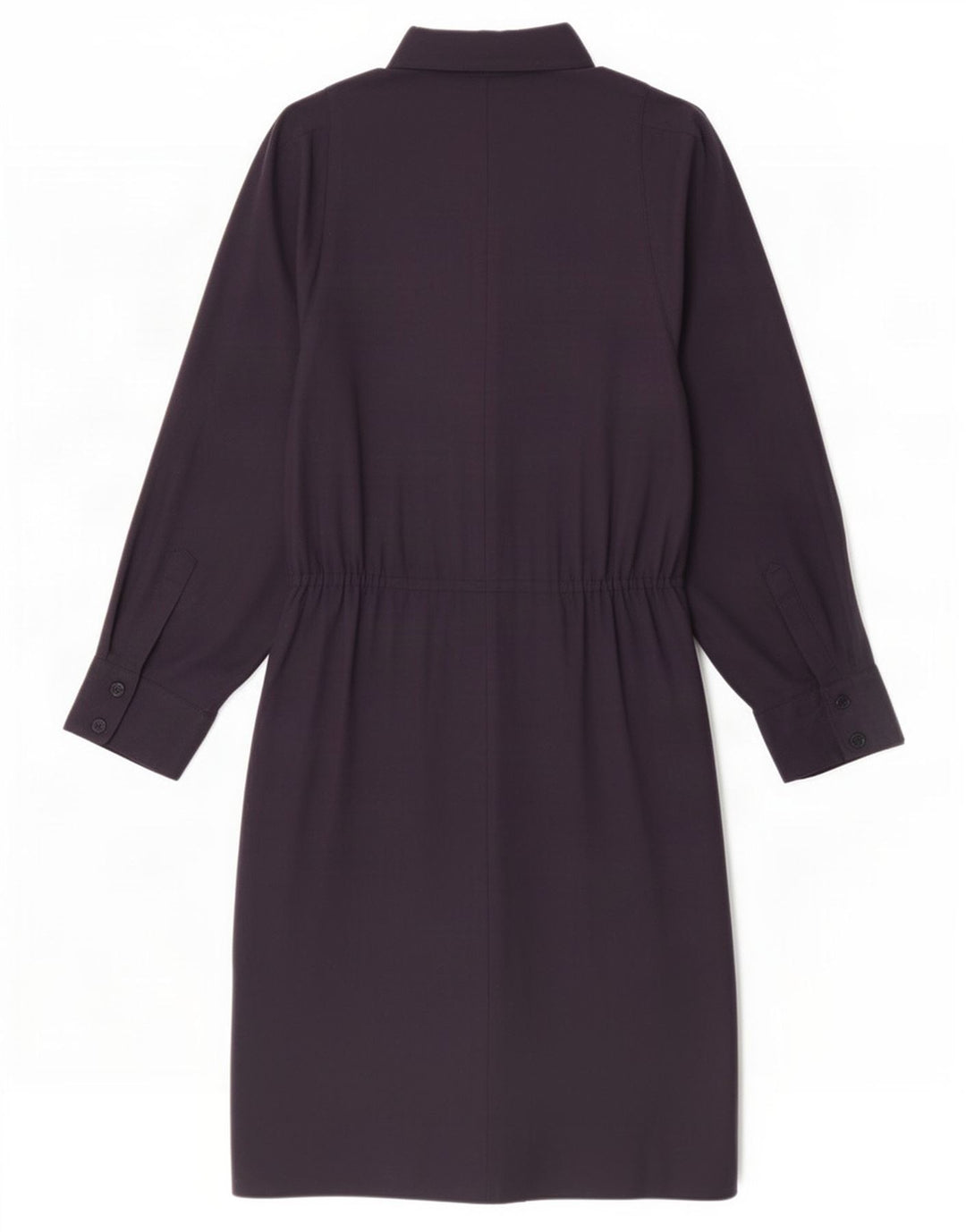 Luisa Spagnoli Damen A-Linien-Kleid IT 44 Mittelmarineblaue Wolle