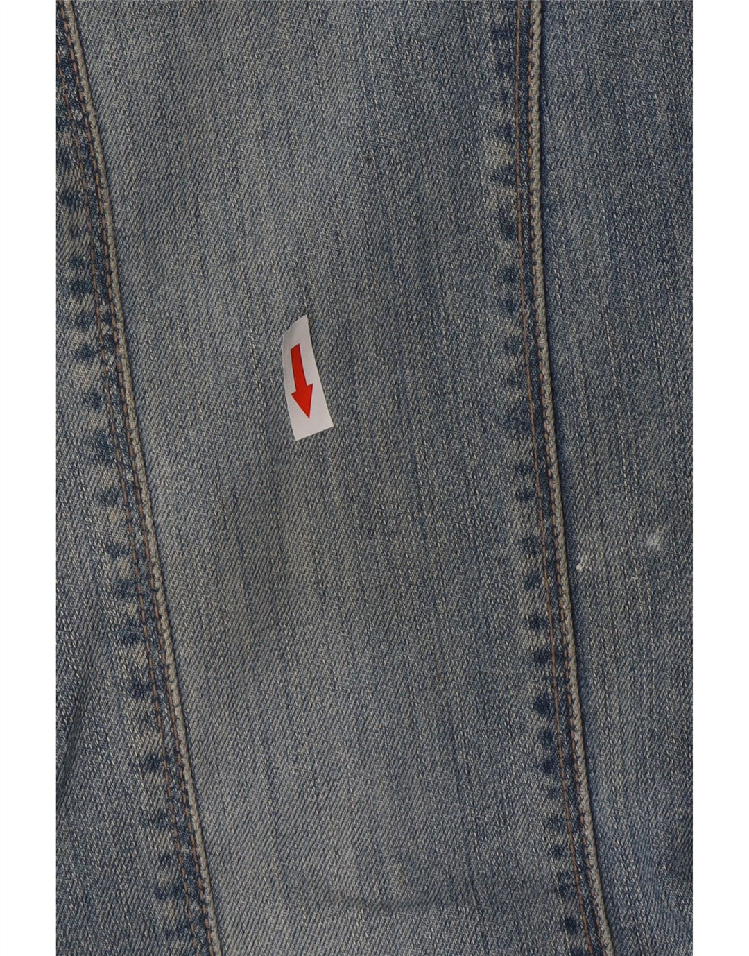 Calvin Klein Damen Straight Jeans W29 L35 Blaue Baumwolle