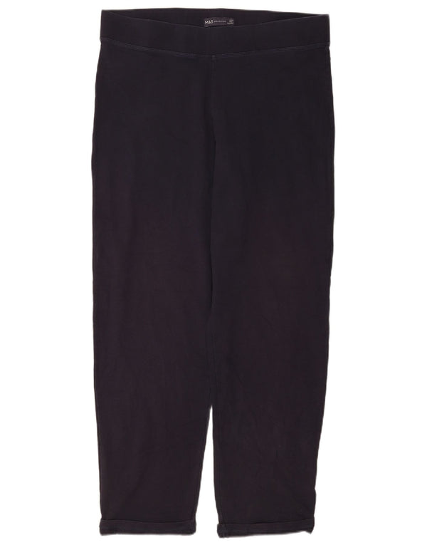 Marks & Spencer Damen-Trainingshose, Größe 40, Marineblau, Baumwolle