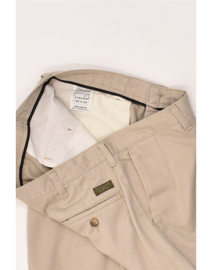 LEE Mens Slim Chino Trousers W36 L25 Beige Cotton | Vintage Lee | Thrift | Second-Hand Lee | Used Clothing | Messina Hembry 