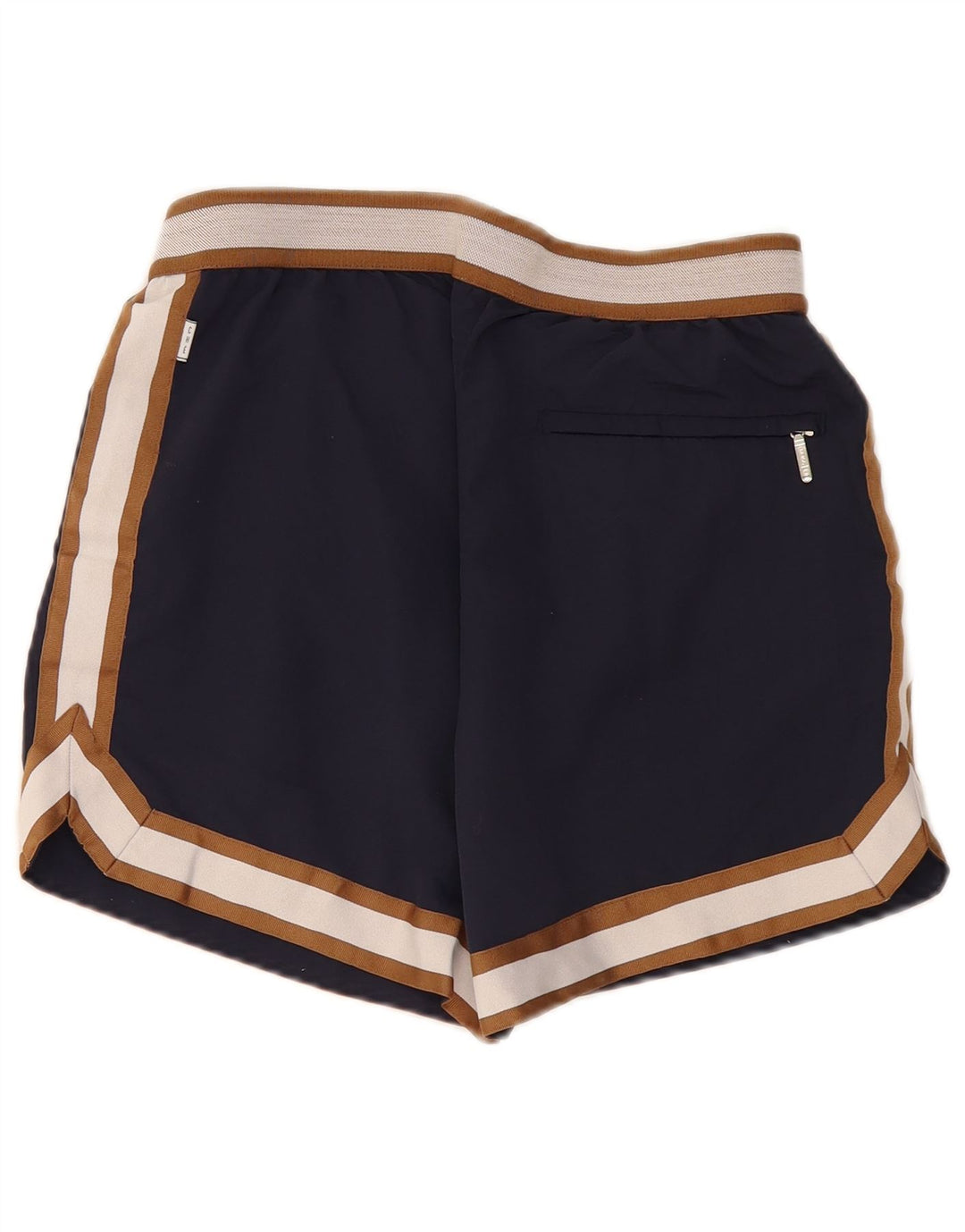 Reiss Damen Che Chino Shorts Small W27 Marineblau Colourblock Polyamid