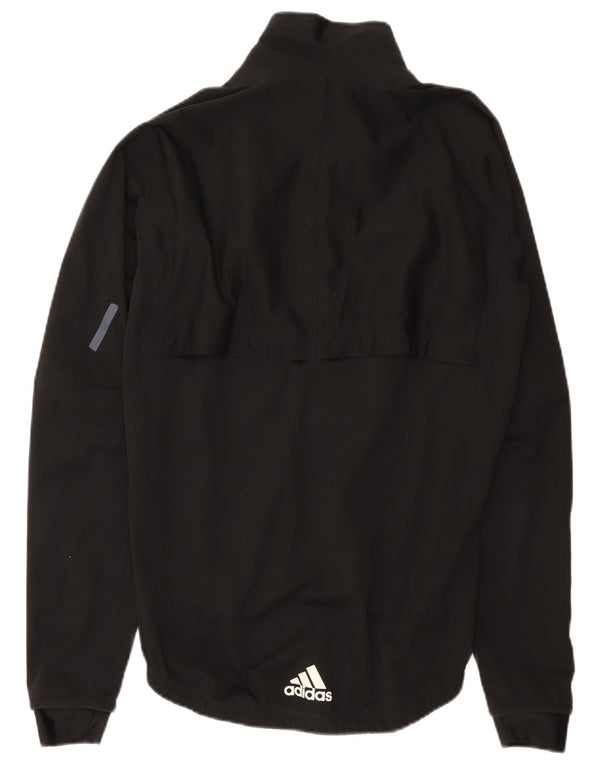 Adidas Damen Climacool Regenjacke UK 14 Medium Schwarz Polyester