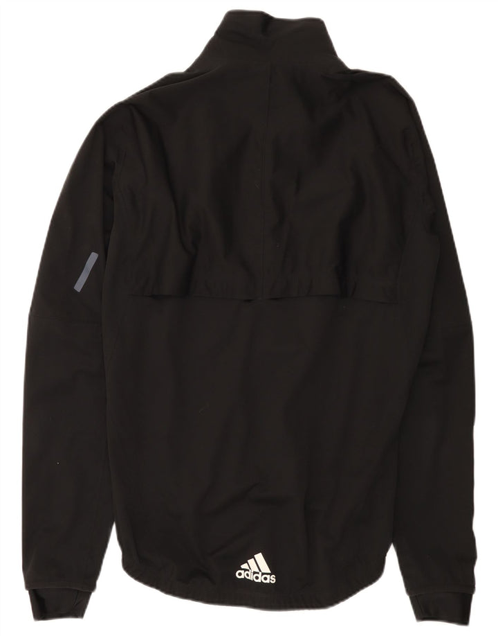 Adidas Damen Climacool Regenjacke UK 14 Medium Schwarz Polyester